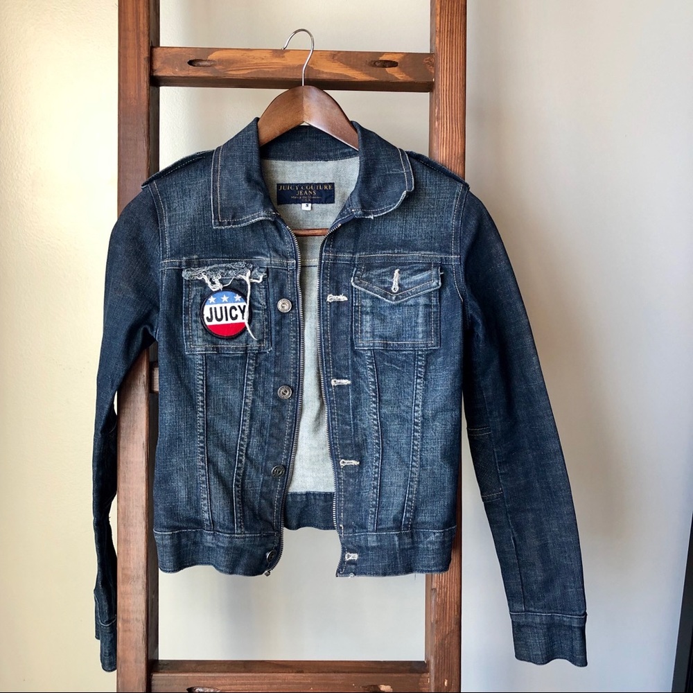 Juicy Couture Denim Jacket Size Small